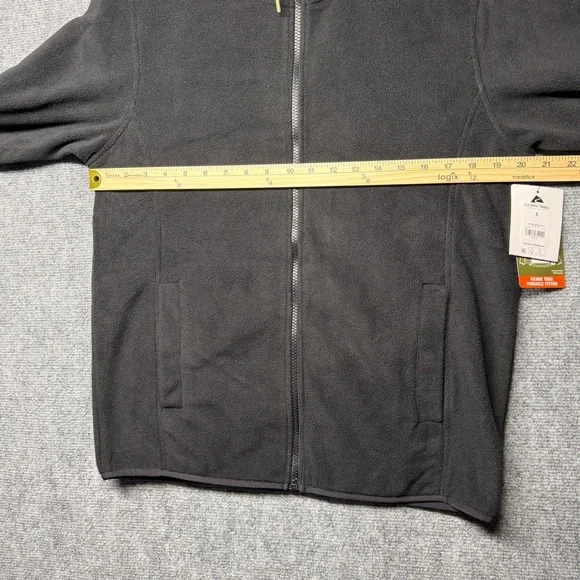 Ozark Trail Men's SMALL Polar Fleece Jacket BLACK Zip Front Mock Neck New - Picture 9 of 11